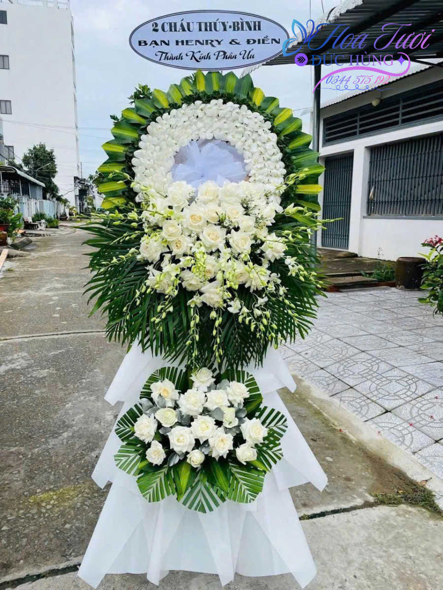 Kệ Hoa Viếng Tang lễ HCB005